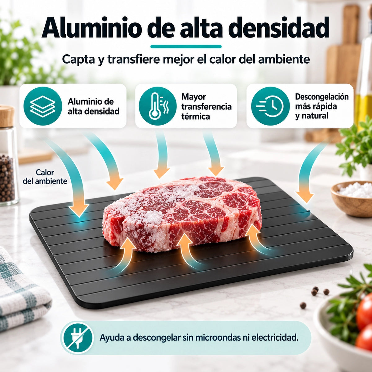 40%OFF - Tabla Térmica Descongeladora