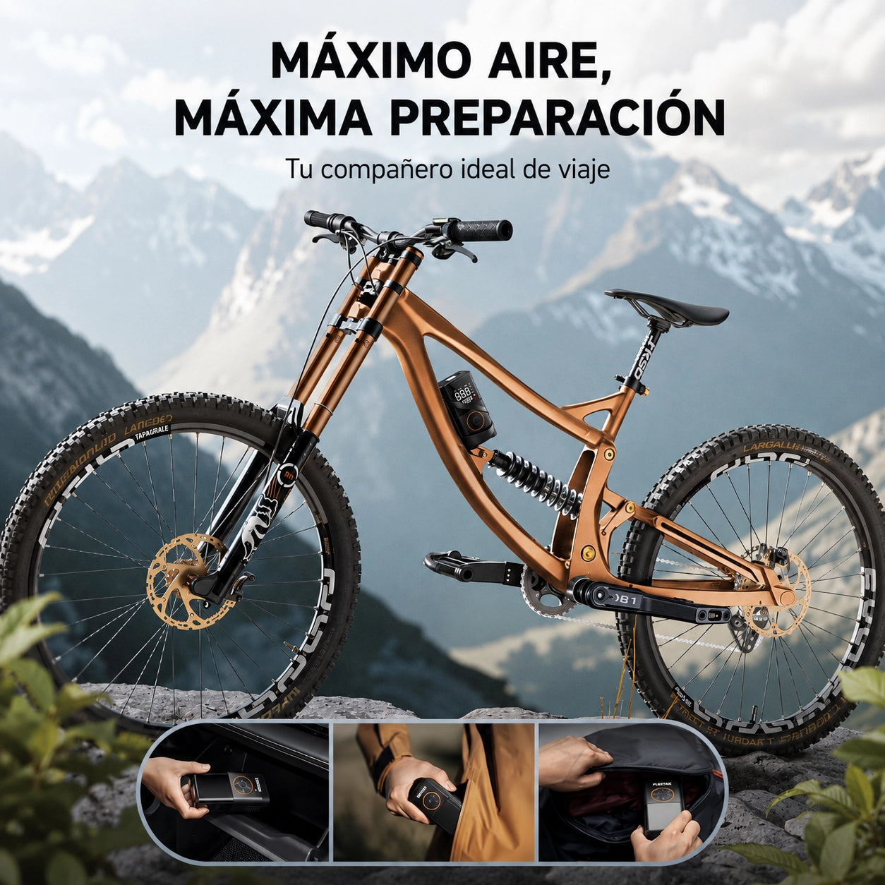 Compresor Portátil - 50%OFF