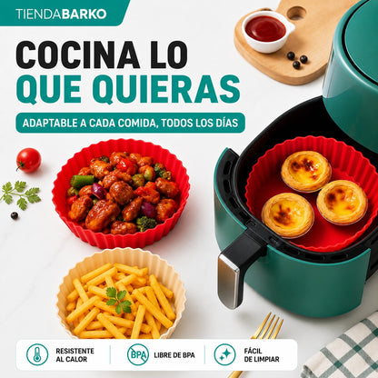 PROMO 4x1 en Bandejas de Silicona para Freidora de Aire