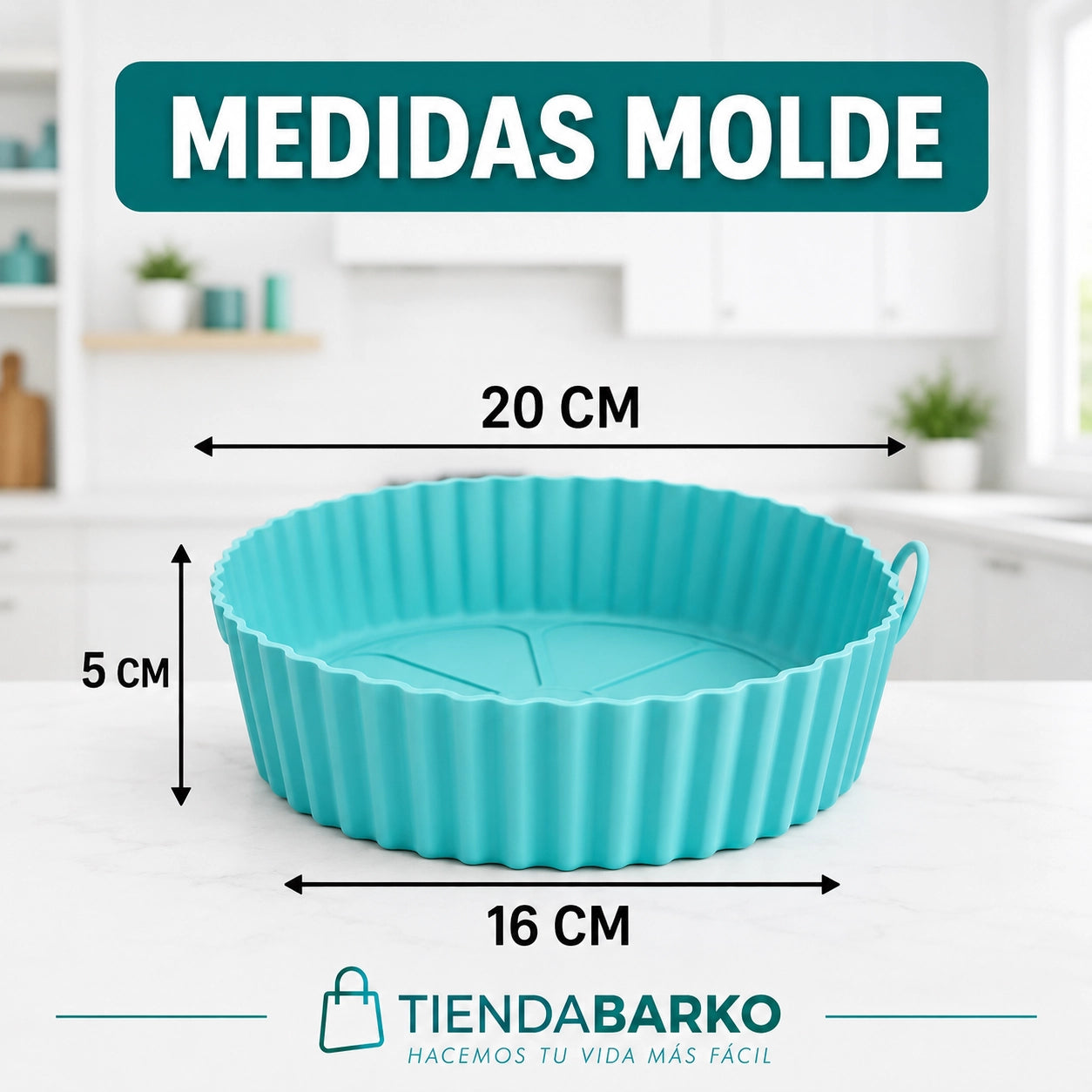 PROMO 4x1 en Bandejas de Silicona para Freidora de Aire