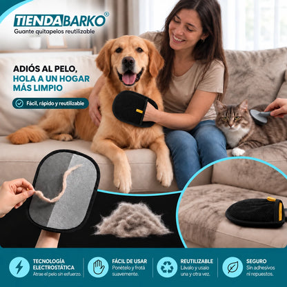 Guante Mágico® - Electroestático Quitapelos