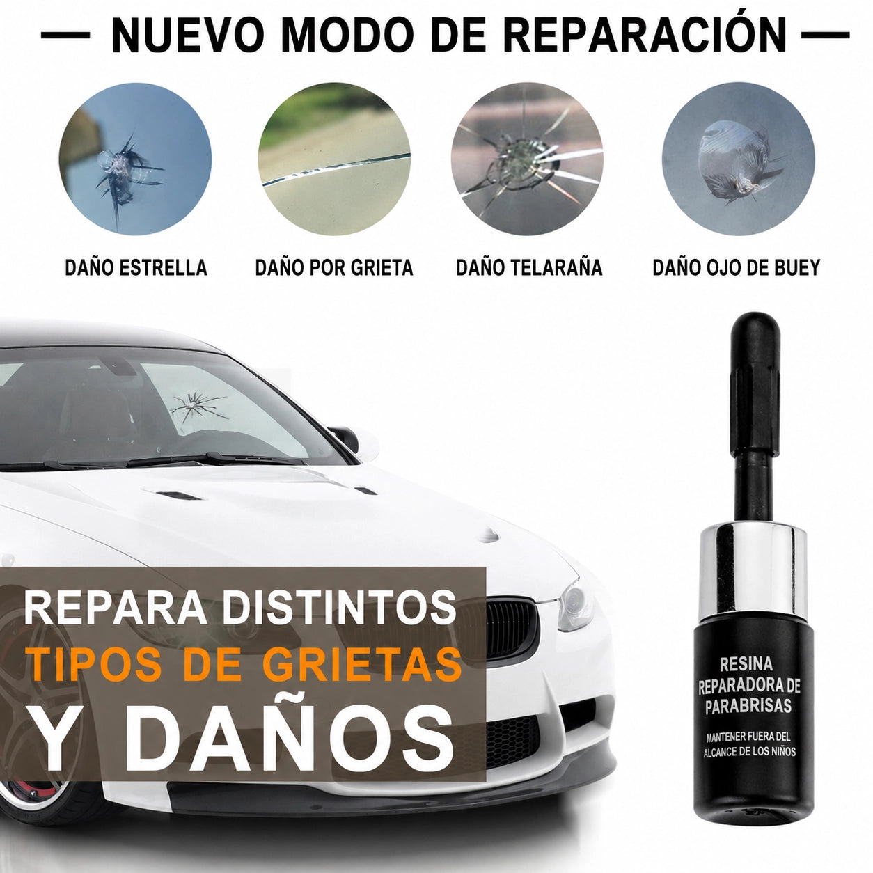KIT REPARADOR DE VIDRIOS