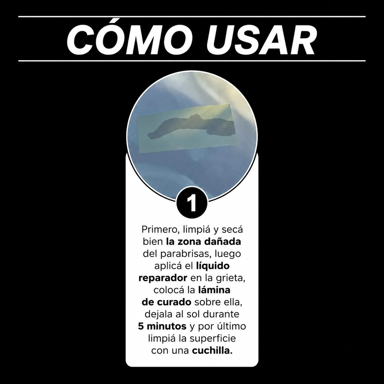 KIT REPARADOR DE VIDRIOS