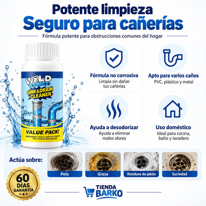 2x1 - Polvo Mágico Destapa Cañerías