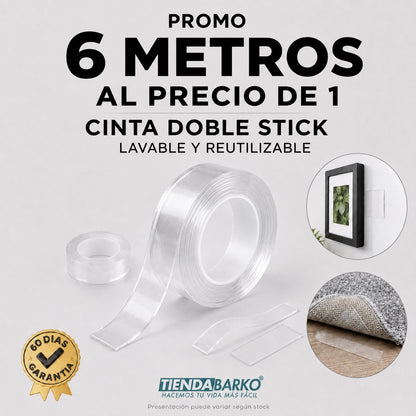 Pack 6x1 Cintas Doble Stick