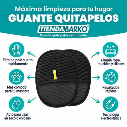 Guante Mágico® - Electroestático Quitapelos