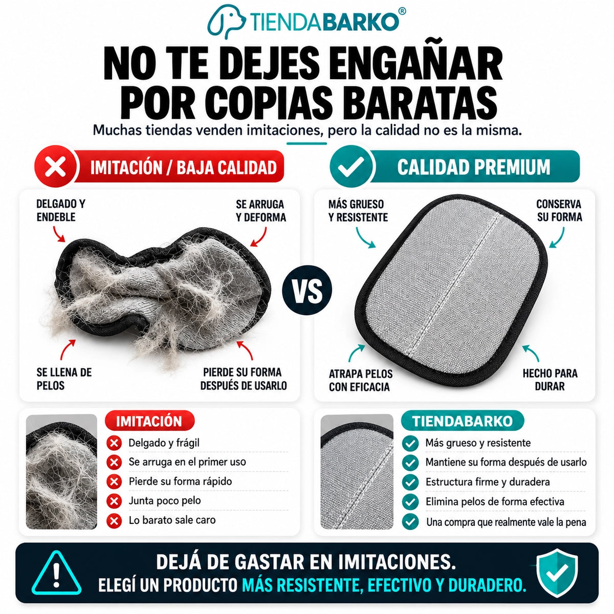 Guante Mágico® - Electroestático Quitapelos